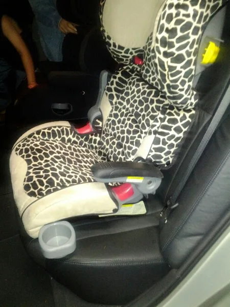 Even child car seats have upholders!