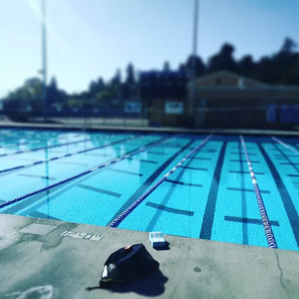First in the water at Golden Gate Triathlon Club practice today!