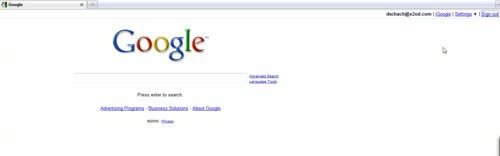 New Semi-Minimalist Google Homepage