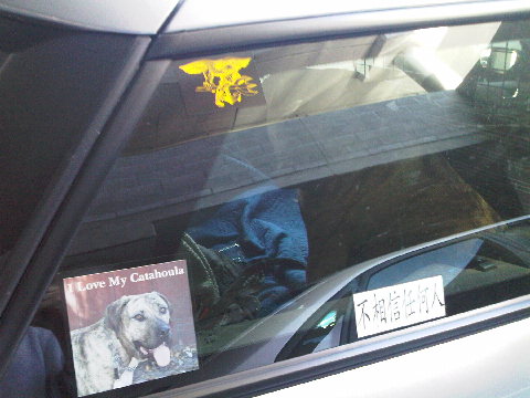 Obviously you don't love him THAT much. #WindowStickerFAIL