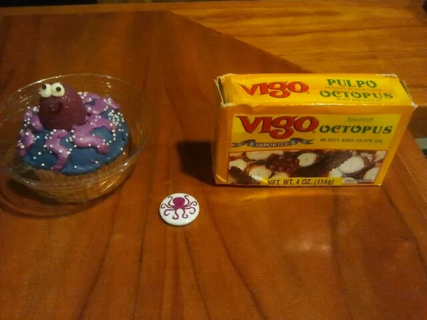 One of these octopi was breakfast
