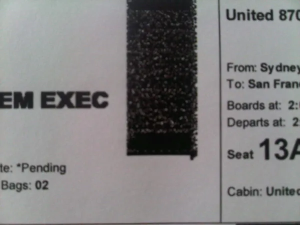Online check-in does depend on home printer quality. Oh well.