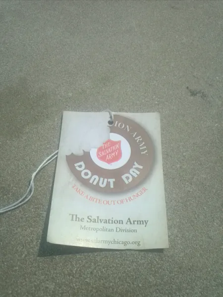 Salvation Army donation... Gets you nothing at @DunkinDonuts