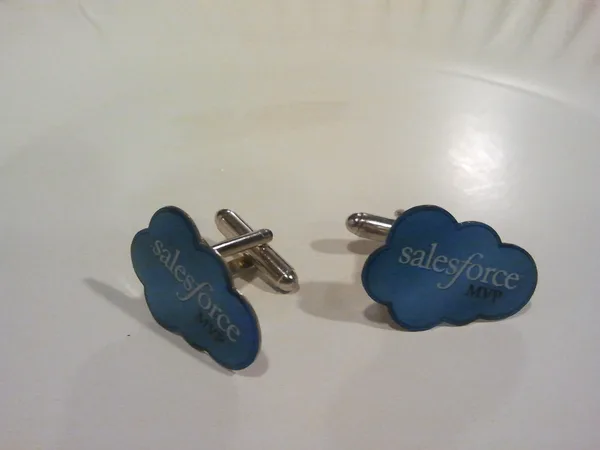 Sporting @salesforce MVP cufflinks today