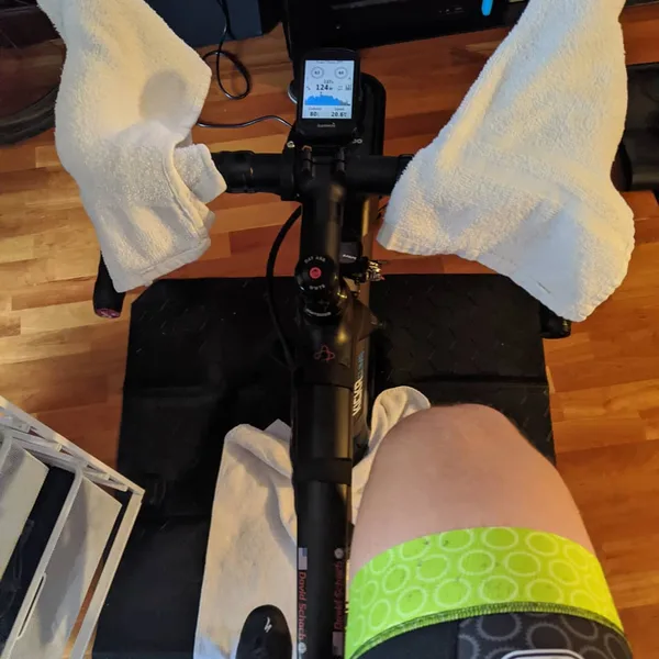 Today's trainer session powered by @pickybars and @theinfinitloop