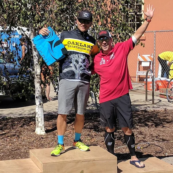 What a day! Made the podium at Santa Cruz Triathlon and @jessemthomas won Augusta 70.3.