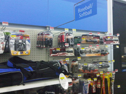When I think baseball I don't usually think high-powered rifle scope. You
