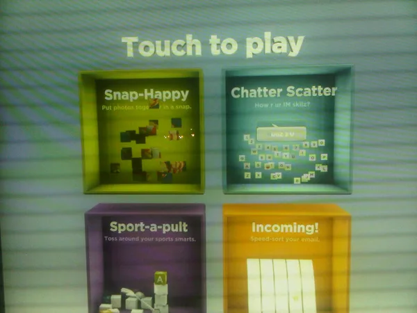 Yahoo Chatter Scatter on the bus stop. Thank you, @Salesforce, for not being patent trolls.
